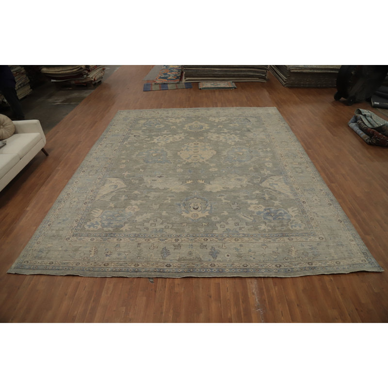 Tapis en laine fait à la main Oushak 12x15