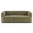 Calvera Modern Minimalist Upholstered Sofa with Sculptural Block Arms-124279739