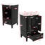 Meuble-lavabo de 20 pouces avec lavabo - Portes silencieuses à fermeture en douceur, tiroir simple, loquet de porte magnétique et patins réglables-1313663712