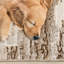 Tapis brun clair crème Zola-692601530