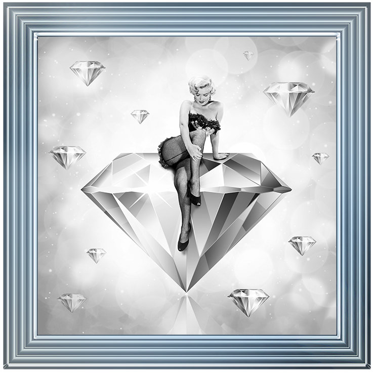 Single Picture Frame Print on Glass