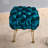 16" Wide Velvet Square Ottoman-87423342