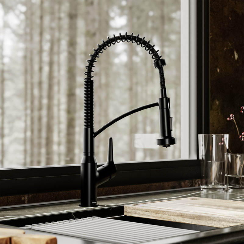 Robinet de cuisine Karran Scottsdale, Noir mat