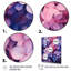 "Pink Blue Lilac Blossoms", impression sur toile encadrée-360704842-360704843
