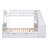 Bunk Bed With Trundle, 3 Storage Drawers, Desk, White - Versatile Bedroom Setup Twin Over Full Built-In Spacious Option-661135216