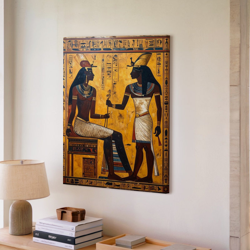 Wall Art Here Is The Product Description And Seo Optimization For Your Egyptian Canvas, 30" H x 40" W