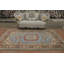 Tapis bleu clair à motif géométrique Viss 6 x 9