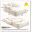 Corduroy Chair Lounge with 3 Pillows-40815533