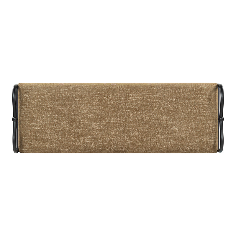 Banc en métal Floravanti, Brun