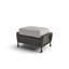 Repose-pieds d'extérieur avec coussin Nahshon