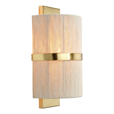 Carousel 1-Light Wall Sconce, Off-White