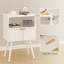 40cm W Manufactured Wood Bedside Table
