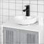 Armoire de salle de bain sous le lavabo avec deux portes, armoire de salle de bain piédestal sous le lavabo kleankin-1127511285
