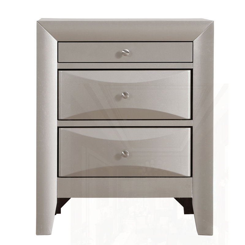 Elegant Nightstand, Champagne