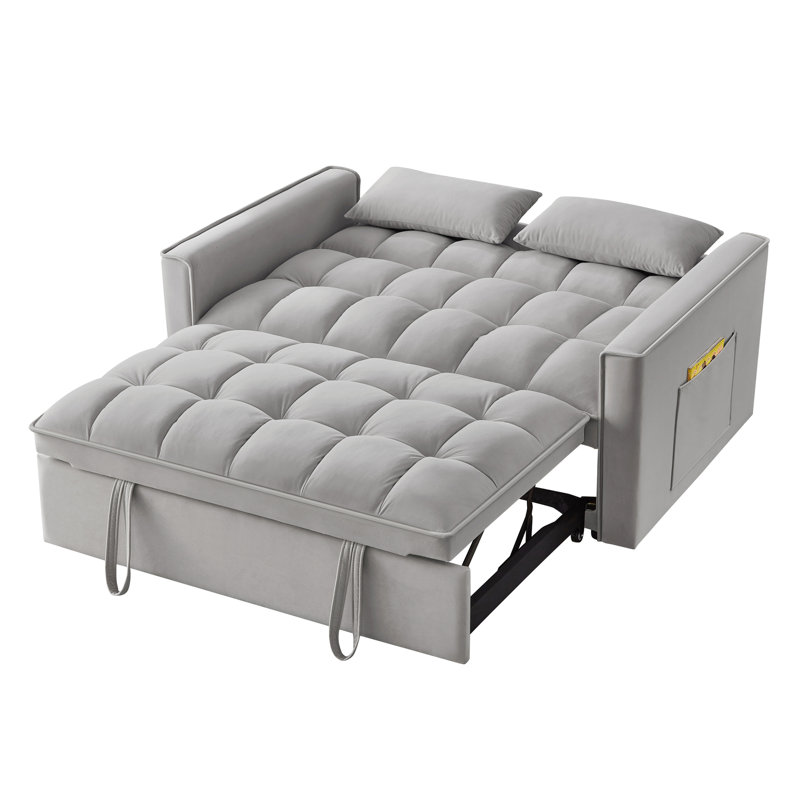 Canapé ajustable, structure grise, lit gris multifonctionnel avec sièges confortables, rangement pour accoudoirs, éponge haute, construction, peu encombrant