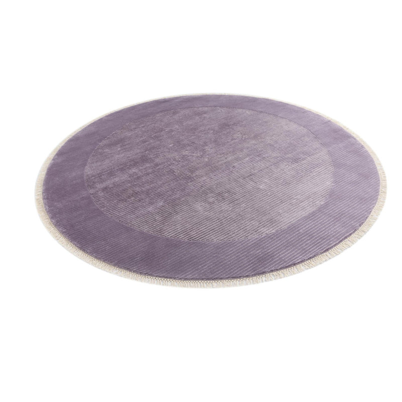 Tapis rond rond violet Osborne