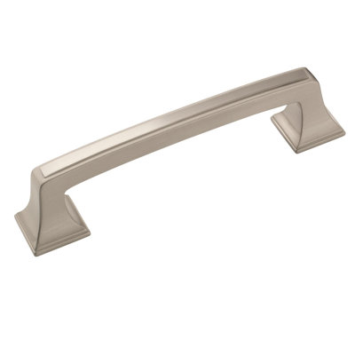 Mulholland 3-3/4 inch (96mm) Center-to-Center Satin Nickel Cabinet Pull