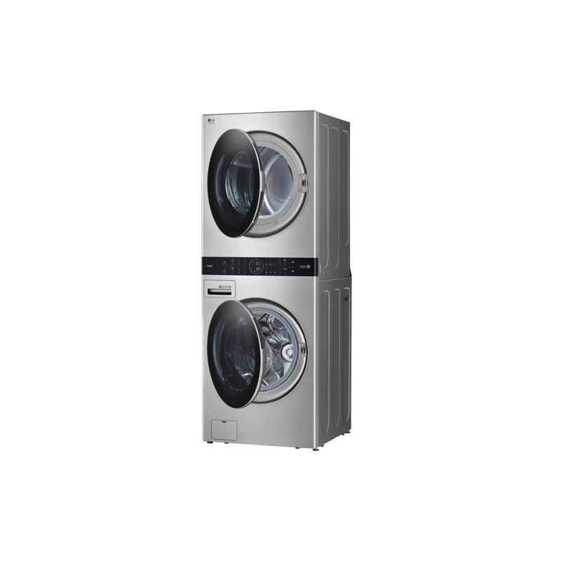 LG Studio 5 Cu. Ft. Smart Front Load Washer and 7.4 Cu. Ft. Smart Dryer, Electric