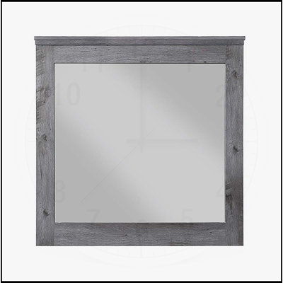 Vidalia Rustic Gray Oak Finish Mirror -  Ophelia & Co., 3FB217BDF81845608A8EE9B4BA8A3D1A
