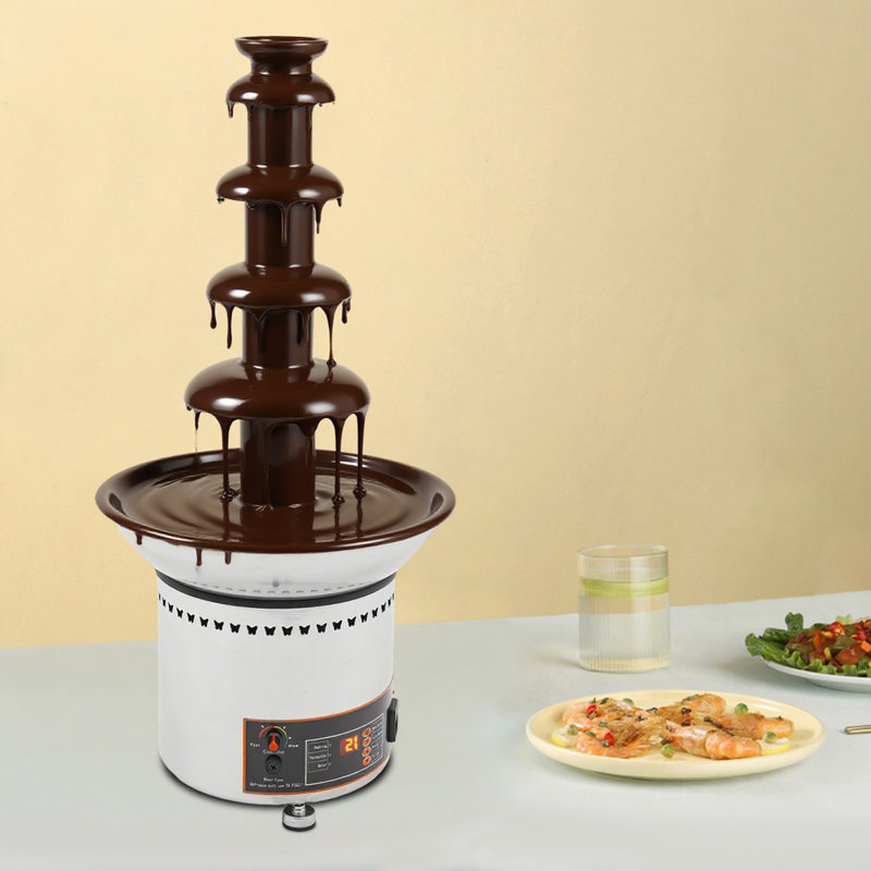 8.82 lbs Electric Chocolate Melting Fountain Machine Chocolate Fountain
