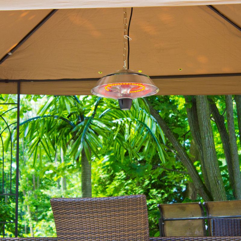 Chauffe-terrasse électrique suspendu