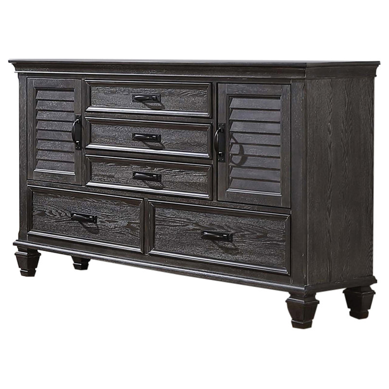 Clemen 64'' W 5 - Drawer Dresser, Anthracite