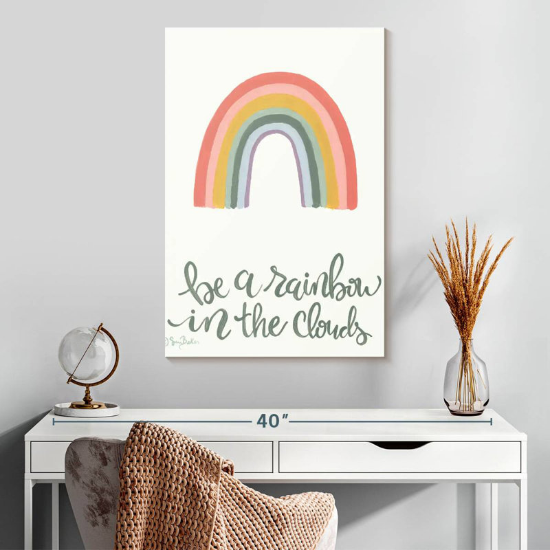 Tergel Rainbow In The Clouds, 30" H x 20" W