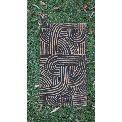 Non-Slip Striped Outdoor Doormat