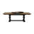 Sonntag Extendable Rubberwood Solid Wood Trestle Dining Table