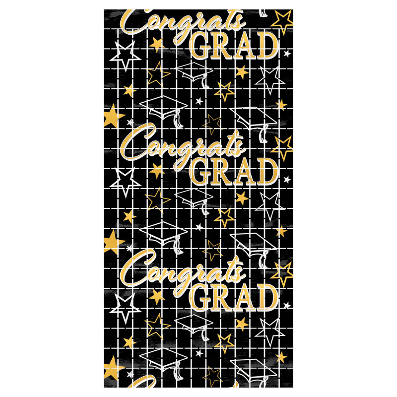 Rideau carré Congrats Grad