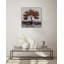 Hand -painted Golden October acrylic painting