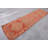Vintage Wool Runner Rug, 31.5x125.2 Inch Geometric Orange Rug