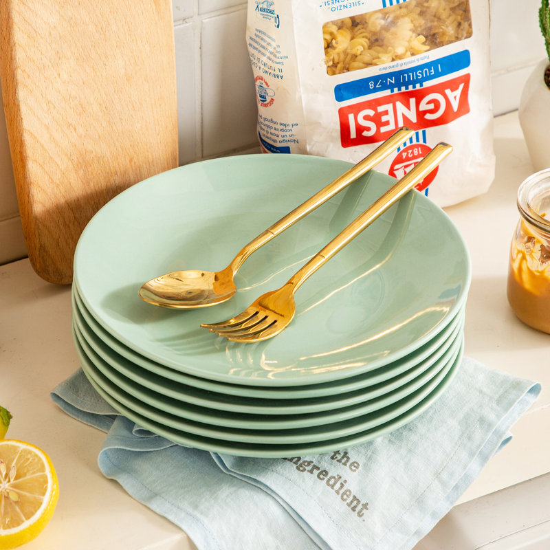  Salad or Dessert Plate, Blue Green