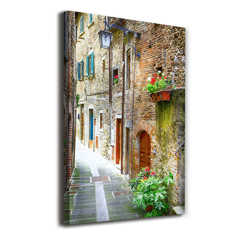 Path In The Forest - Wrapped Canvas Print