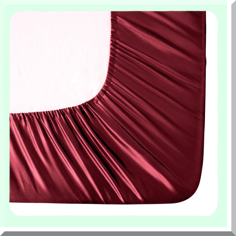 Luxury Silky Fitted Sheet ONLY - Deep Pockets, Breathable Bedding - Soft Microfiber Fabric, Wrinkle Resistant - Hotel Quality Sheets