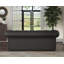 Melrose 3 Seater Leather Sofa Bed-118216855