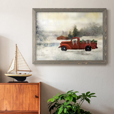 " Red Barn Winter "