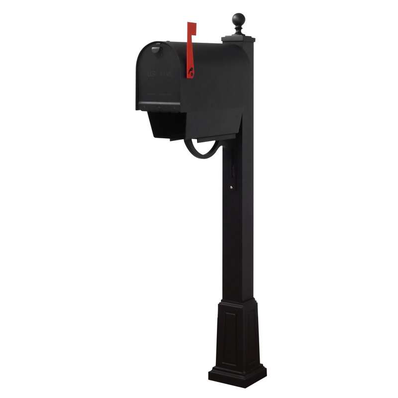 Boîte aux lettres avec poteau inclus Titan