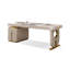 70.87" White Rectangular Manufactured Wood with 6 drawers desk-109026053
