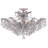 Weekes 6 - Light Glass Empire Chandelier-20319662-20319660