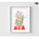 Impression florale, impression de tête de plante, Art mural féminin, Art féminin, Art mural, Art mural encadré