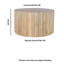 Hudson Solid Wood Coffee Table