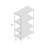 60" H x 36" W x 18" D Silver Vein Shelving Unit