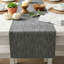 Chemin de table en coton avec bords cousus décoratifs, écharpe de commode, couvercle supérieur de meuble-441778286-441778284