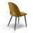 Alexavia 18'' H Velvet Upholstered Metal Side Chair-56719489