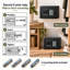 Coffre-fort de sécurité compact avec clavier électronique, clés de secours et éclairage intérieur