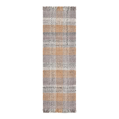 Eco Plaid Indoor Outdoor Washable Plaid Indoor / Outdoor Rug