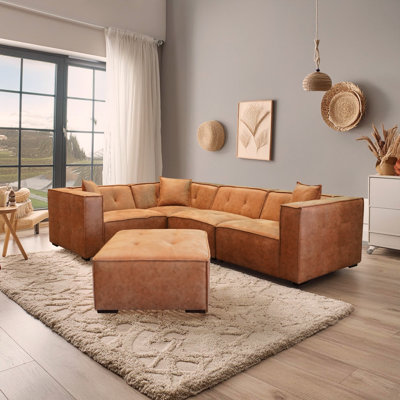 Canapé modulaire 5 pièces, canapé décoratif et canapé Logan