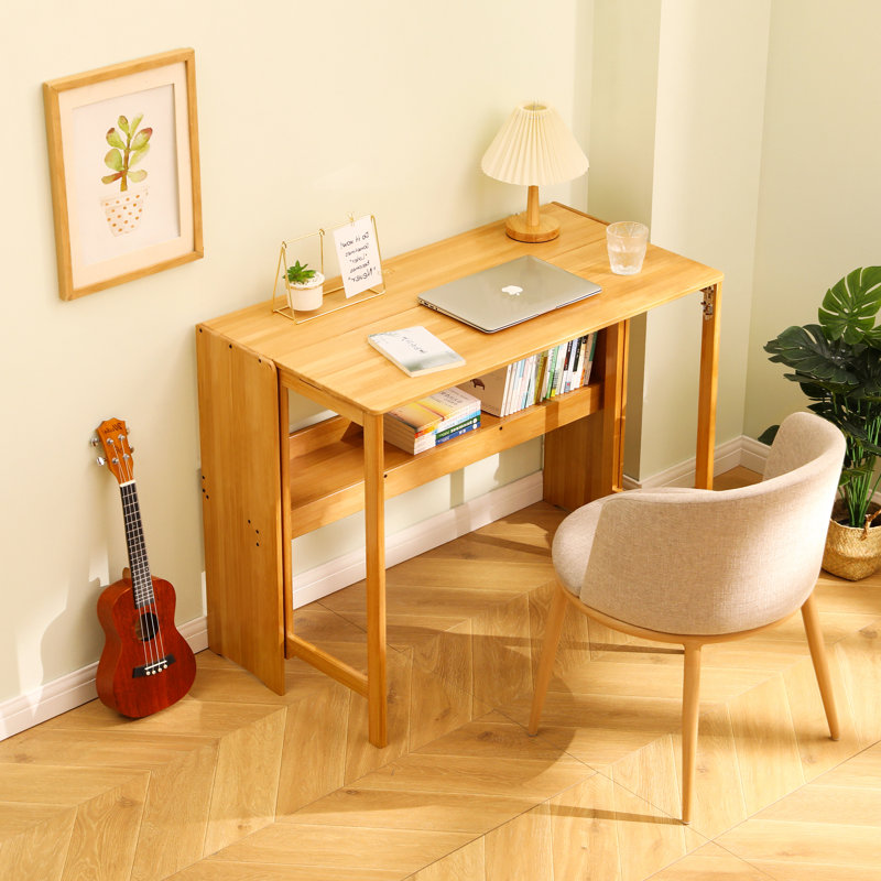 Table pliante en bambou naturel