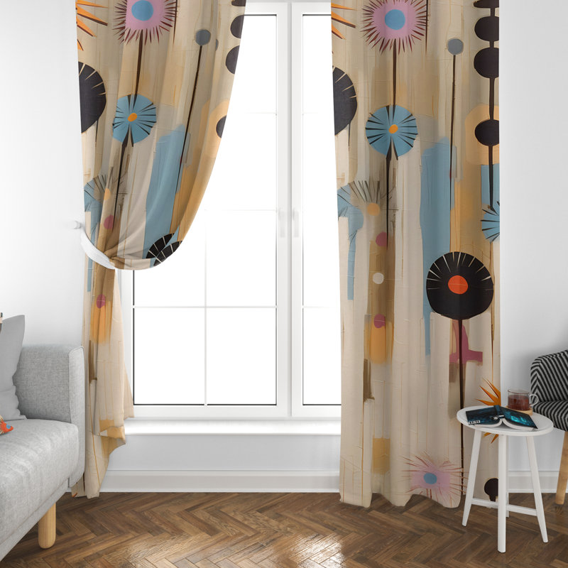 Room Darkening Curtain Pair, 20" W x 52" H